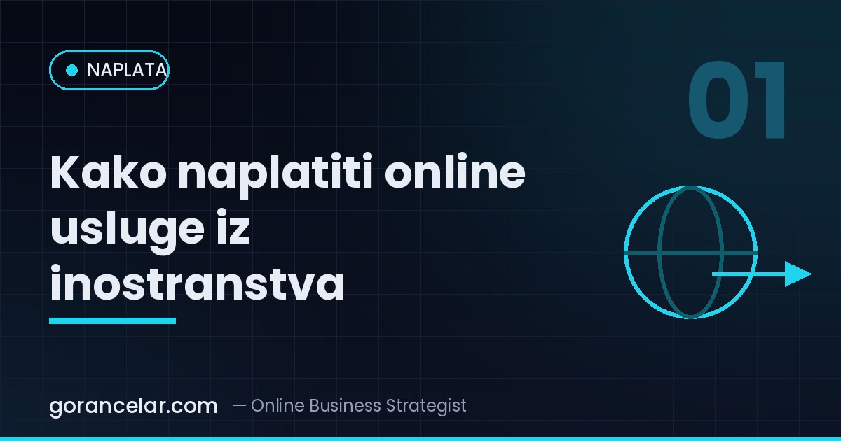 Kako naplatiti online usluge iz inostranstva — kompletan vodič za Balkan